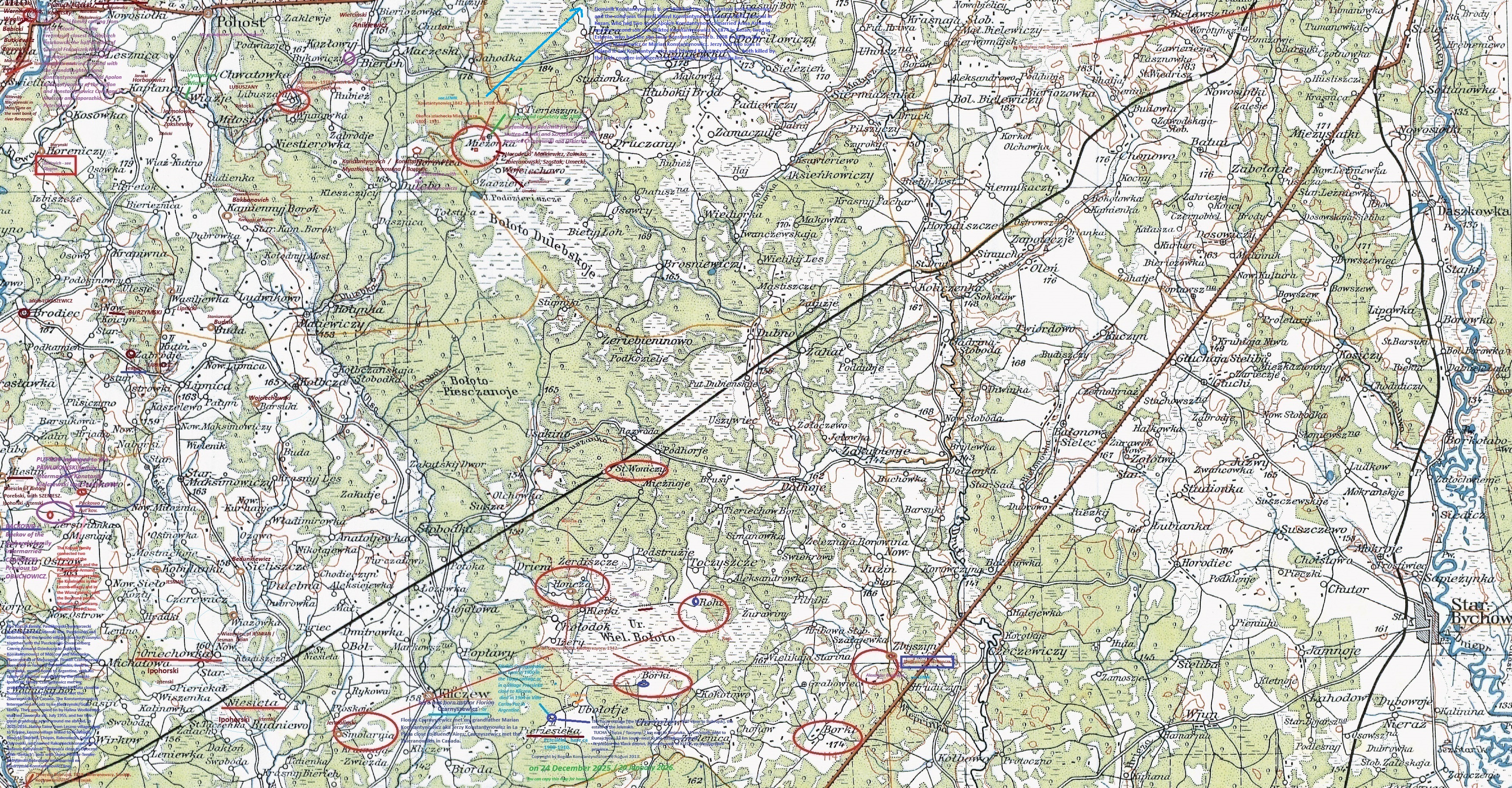 Florian.Czarnyszewicz.Backow, Puckowo, Ipohorski, Pawlikowski, and Florian Czarnyszewicz, Nadberezyncy, wydanie 1942 w Buenos Aires