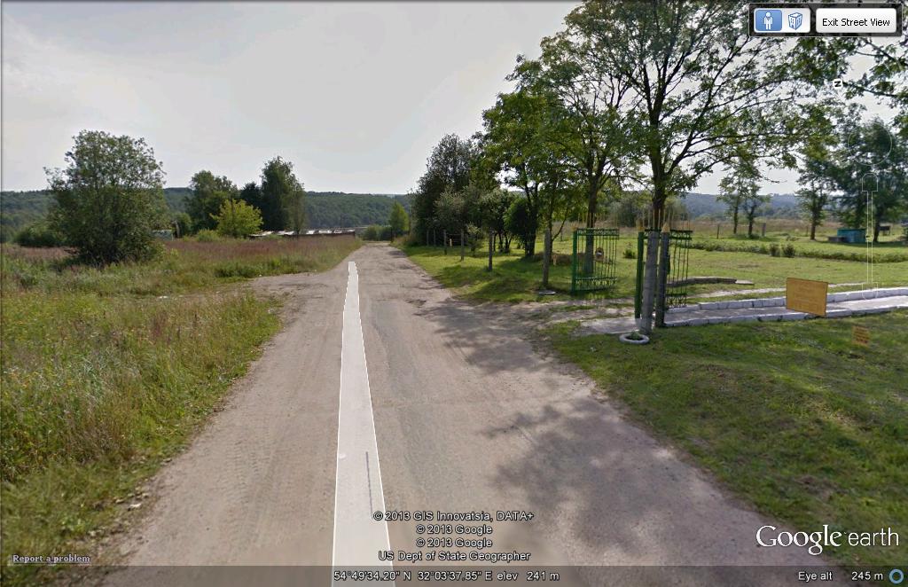 in Smolensk, Russia in 2013 copyright by Google Earth 2013