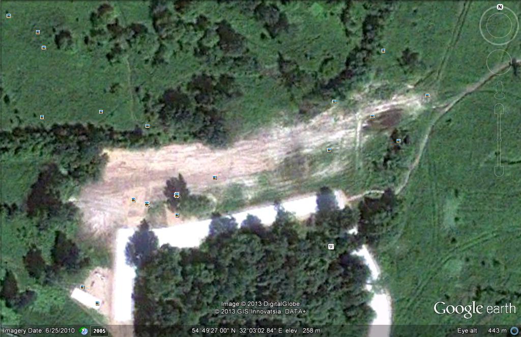 in Smolensk, Russia in 2013 copyright by Google Earth 2013